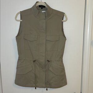 Eden Society Taupe Military Style Vest